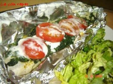 Papillote de merlan Papillote de merlan