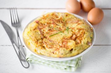 Tortilla au jambon de Paris Tortilla au jambon de Paris