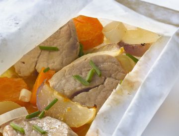 Filet mignon en papillote Filet mignon en papillote