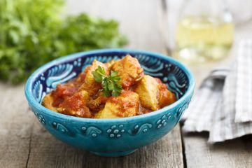 Curry de poulet au lait de coco Curry de poulet au lait de coco