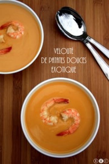 Velouté de patates douces exotique Velouté de patates douces exotique