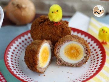 Scotch eggs - œufs panés à l'écossaise Scotch eggs - œufs panés à l'écossaise