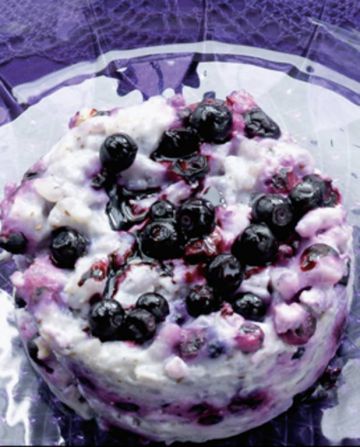 Riz au lait aux myrtilles Riz au lait aux myrtilles