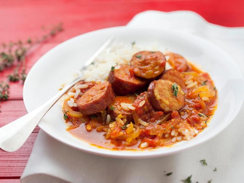 Rougail saucisse au Thermomix Rougail saucisse au Thermomix