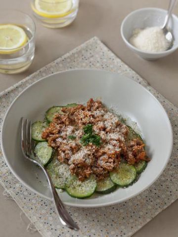 Courgettes bolognaises Courgettes bolognaises