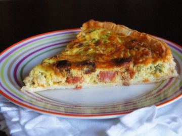 Quiche aux courgettes et au chorizo Quiche aux courgettes et au chorizo
