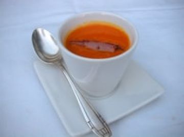 Velouté de potimarron au bacon Velouté de potimarron au bacon
