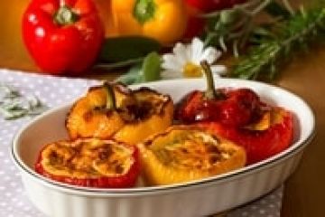 Poivrons grillés, farcis à la ricotta Poivrons grillés, farcis à la ricotta