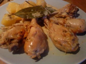 Poulet au cidre