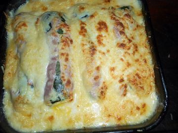 Courgettes aux jambon et comté Courgettes aux jambon et comté