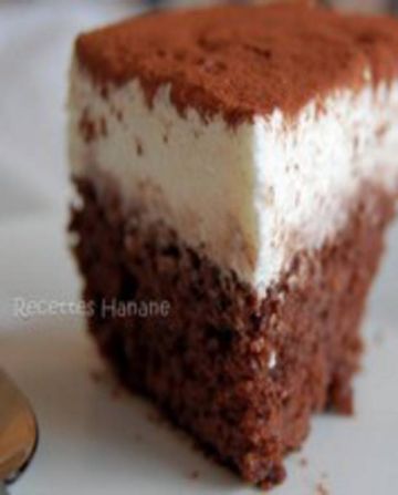 Gâteau au fromage blanc et au chocolat 