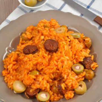 Riz basquaise Riz basquaise