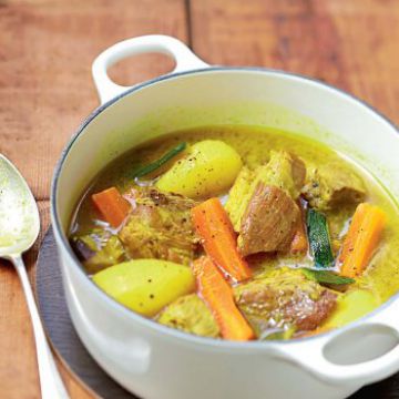 Colombo de porc aux légumes Colombo de porc aux légumes
