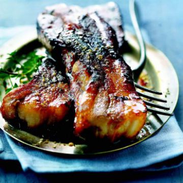 Poitrine de porc caramélisée Poitrine de porc caramélisée