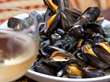 Moules à la crème Moules à la crème