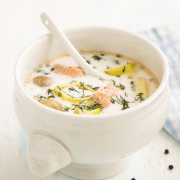 Blanquette de saumon aux légumes nouveaux Blanquette de saumon aux légumes nouveaux