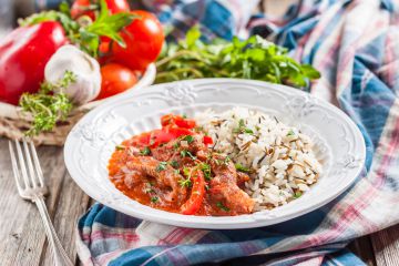 Ragoût de boeuf aux poivrons Ragoût de boeuf aux poivrons