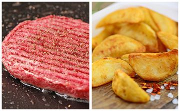 Steak haché et potatoes Steak haché et potatoes