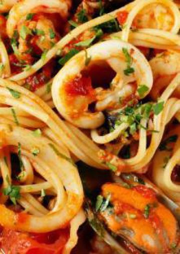 Spaghettis aux moules et aux praires Spaghettis aux moules et aux praires