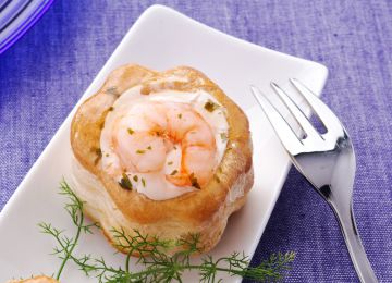 Vol-au-vent aux crevettes Vol-au-vent aux crevettes
