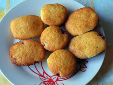 Mini muffins aux groseilles