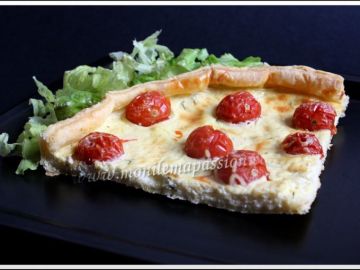 Quiche aux tomates cerises Quiche aux tomates cerises