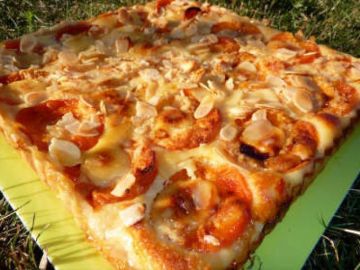 Tarte amandine aux abricots Tarte amandine aux abricots